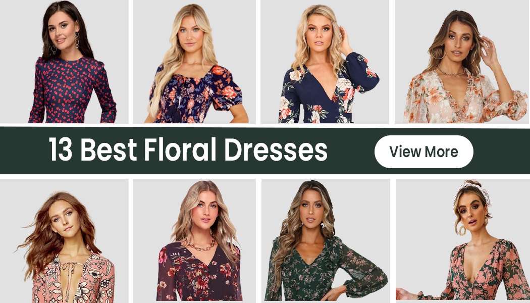13 Pretty Floral Dresses For Your Any Special Events